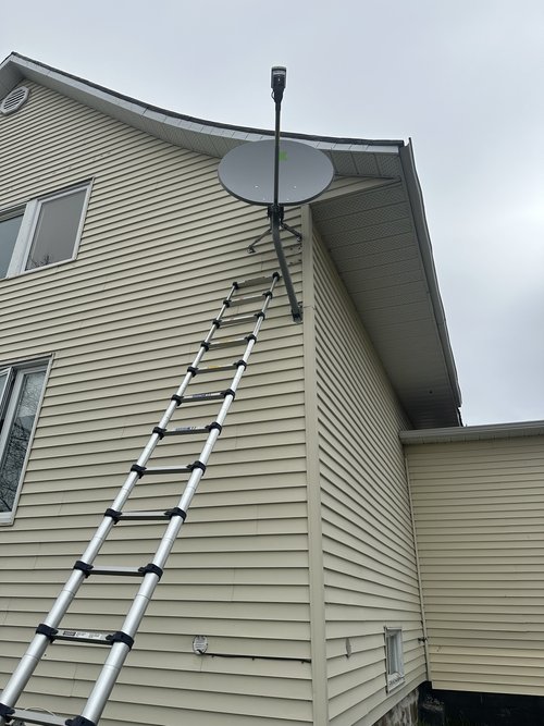 Installation d’une antenne en hauteur